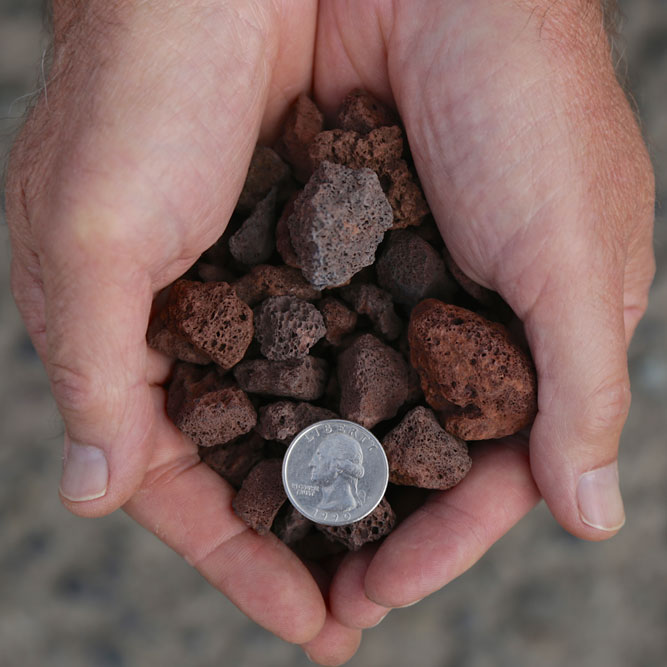 1/2" to 1" Lava Rock